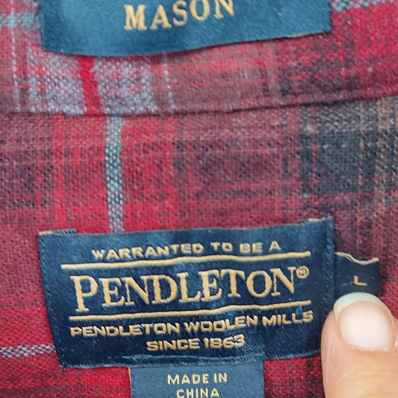 Pendleton Men's Mason Flannel Button-up Shirt - Picture 4 of 6